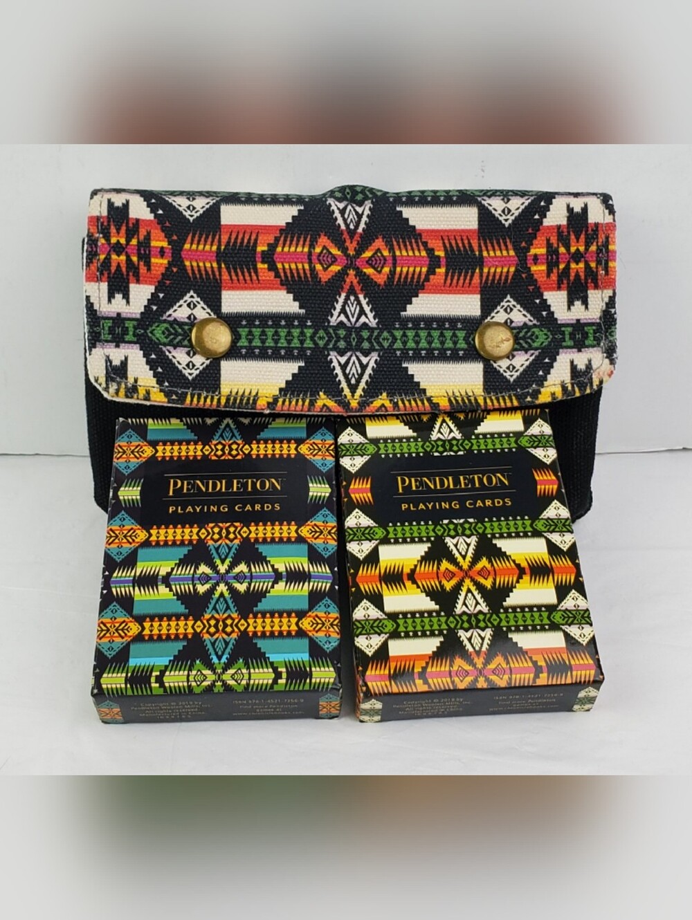 Pendleton Playing Cards 2-Deck Set Camping Games Sealed Southwestern - NWOT